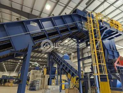 USED 2022 AMERICAN PULVERIZER PRE-SHREDDER/CONVEYOR SYSTEM