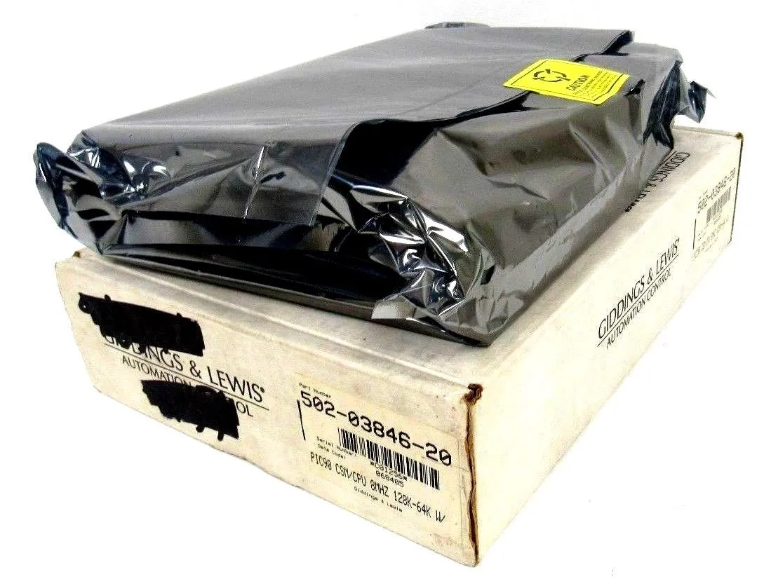 NEW GIDDINGS & LEWIS 502-03846-20 CPU MODULE 5020384620 5020384620R5