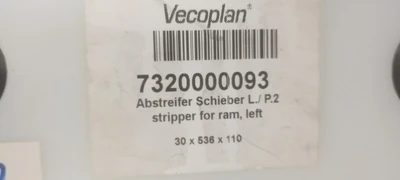 NEW Vecoplan 7320000091 + 7320000092