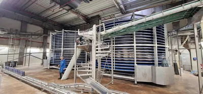 Kaak Group Twin Drum Ambient Cooler Spiral Cooler | Harvest Equipment and Fabrication Inc (11)