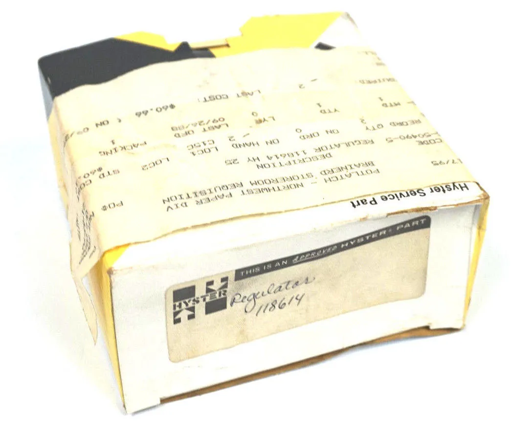 NEW DELCO REMY 118614 CONTACT REGULATOR FOR FORKLIFT
