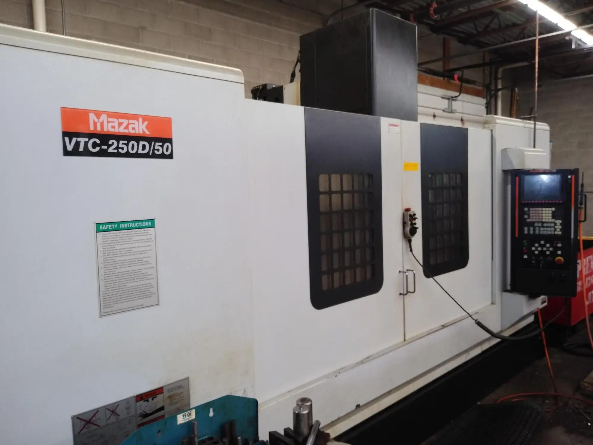Mazak VTC250D/50 CNC Vertical Machining Center