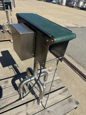 Conveyor, Belt, 5-3/4” X 21” & 25”,  (2) Belt Conveyors, Stainless Steel, #5991591