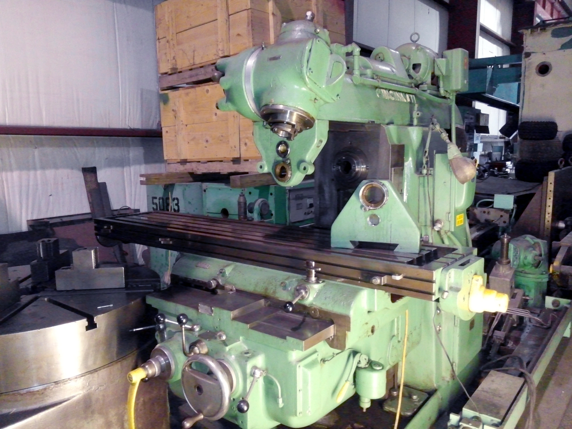 Used CINCINNATI #4 PLAIN Vertical Mills Pennsylvania US | Hadanich Machine #1443531