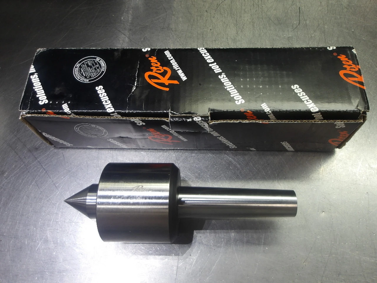 Riten 3.0625" Standard Point Live Center Morse Taper #4 Shank 14604 (LOC2649A)