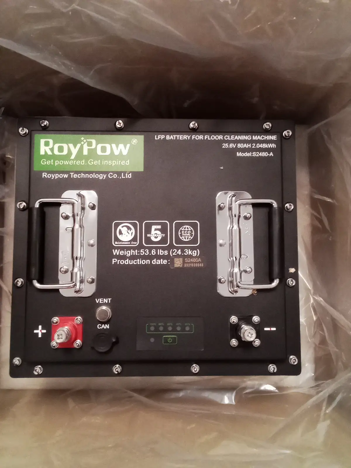 Used RoyPow Roy Pow LFP Floor Cleaning Machine Battery S2480-A Batteries US | Infinity wholesale & Supply LLC #1305824