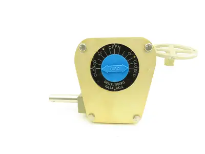 Norriseal MIL-V-22133  5" Brass Bronze Wafer Butterfly Valve w/Gear Operator