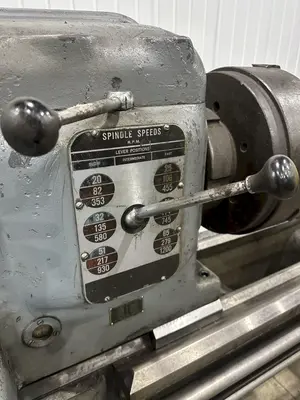 28" X 126" AMERICAN PACEMAKER ENGINE LATHE 2-1/8" HOLE: STOCK #23510