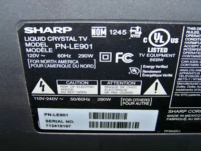 90" Sharp AQUOS PN-LE901 Full HD Commercial LED TV / Television / Monitor / Display