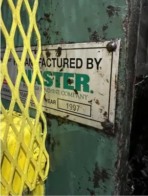 USED 1964 MINSTER SC2-200-60-36