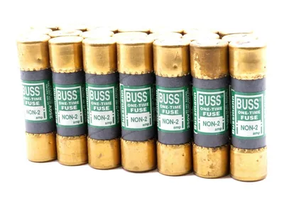 21 NEW BUSSMANN NON-2 ONE TIME FUSE NON2