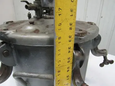 5 Gallon Galvanized Steel Pressure Pot Tank W/Agitator
