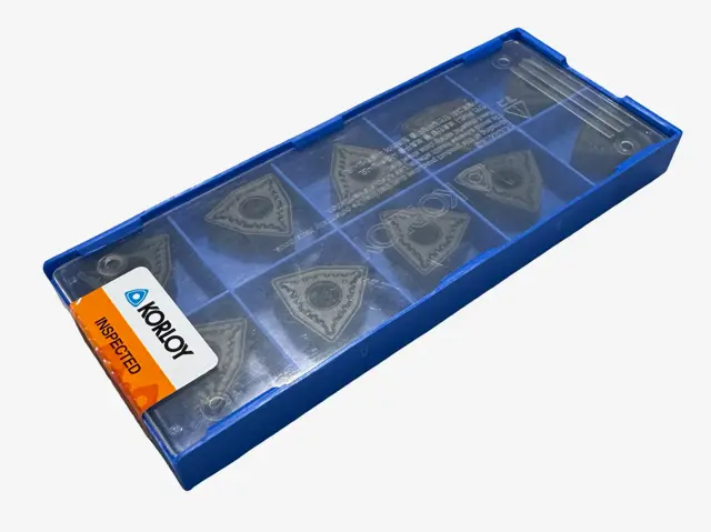 Korloy Carbide Insert WNMG543-GR Grade NC3225 Turning Inserts 10 Pack