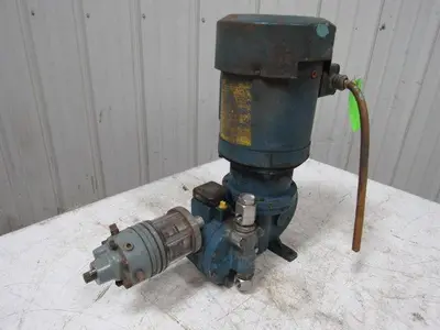 Milton Roy FR-121-117 Controlled Volume Pump 5.1GPH @ 925PSI 1/4HP 1PH 115/230V