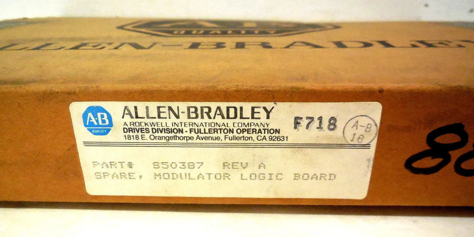 NEW ALLEN BRADLEY S50387 MODULATOR LOGIC BOARD