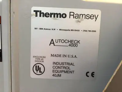 USED THERMO RAMSEY AUTOCHECK 4000 D400/ACS(HD)