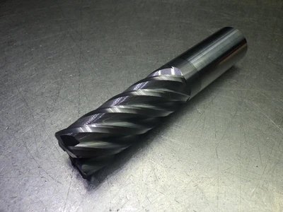 Monster 1" 6 Flute Carbide CR Endmill 1" Shank .060" R 292-401266 (LOC315)