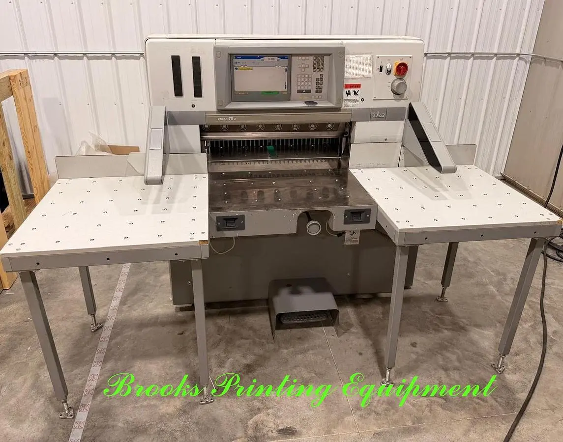 Used 2008 POLAR 78X Misc Printing Equipment North Carolina US | BROOKS PRINTING EQUIPMENT #1352577
