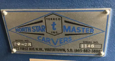 USED TERRCO NORTH STAR 20-2R MASTER CARVER 2-SPINDLE CARVER