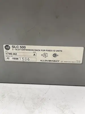 Used ALLEN-BRADLEY ALLEN-BRADLEY 1747-L40C SER B 1746-A2 SER A PLC Chassis | ND Industrial Surplus #1216195