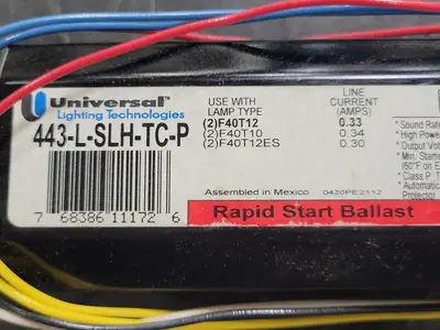 NEW UNIVERSAL LIGHTING 443-L-SLH-TC-P