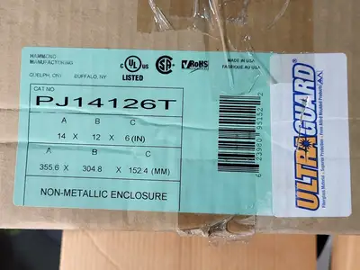 New | in-Stock 2013 HAMMOND MANUFACTURING PJ14126T Misc Electrical & Power Parts British Columbia CA | Lenmark #367269