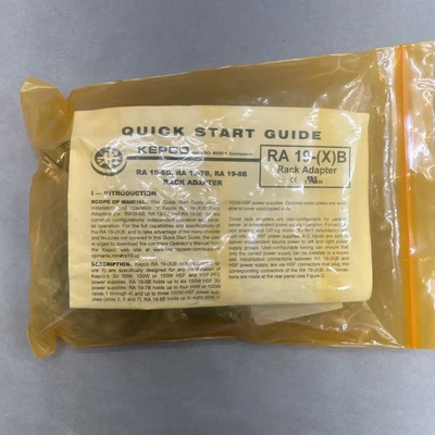 NEW Kepco RA 19-7B