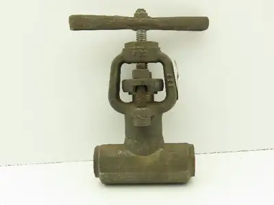 Hancock 7230W-1-0219 Manual Globe Valve 1/2" Socket Weld Loose Backseat 2500 PSI