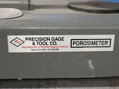 Precision Gage & Tool Co Porosimeter