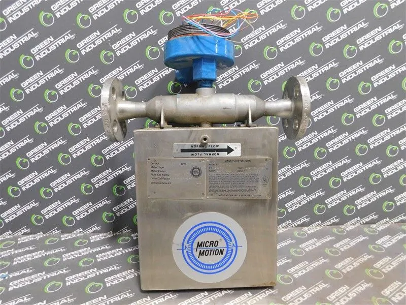 Micro Motion DS040S113 Mass Flow Sensor 1/2" 150# 05849 Meter Factor Used