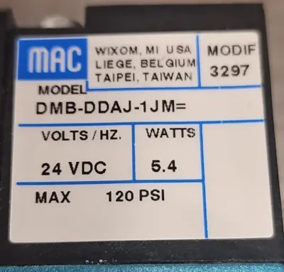 MAC 411A-B0A-DM-DDAJ-1JM + DMB-DDAJ-1JM + P5303-1321000 Loc6C11