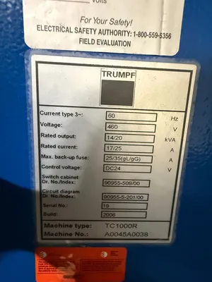 2006 TRUMPF TRUMATIC 1000R Turret Punches (Equipt) | ListingHippo (33)