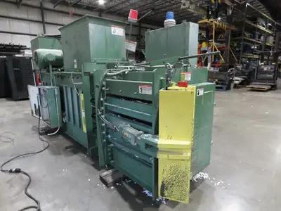 American 5029L Economy Horizontal Paper Baler 42x29x60" Bale Manual Tie 40Hp 480V