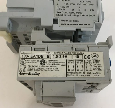 USED Allen Bradley 100-C09*10