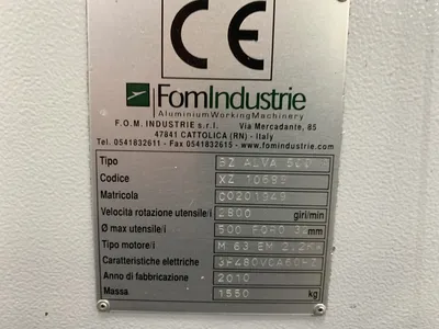 2011 BLITZ ALVA BZ ALVA 500 HIGH SPEED DOUBLE HEADED MITRE SAW FOR ALUMINUM AND EXTRUSIONS | Maurice Cohen (8)