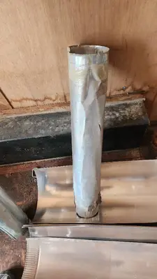 Mixed HVAC Parts and Supplies including Vent Pipes, Elbows, and Fittings