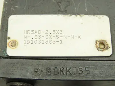 Hydro-Line HR5AD-2.5X3 N-.63-6X-S-N-N-X Double End/Action Hydraulic Cylinder