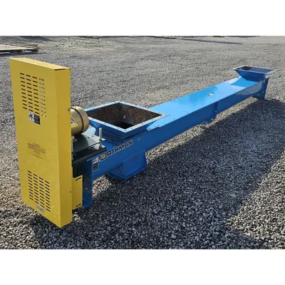 Used 12"dia. X 14' L Orthman Industrial Screw Auger Conveyor