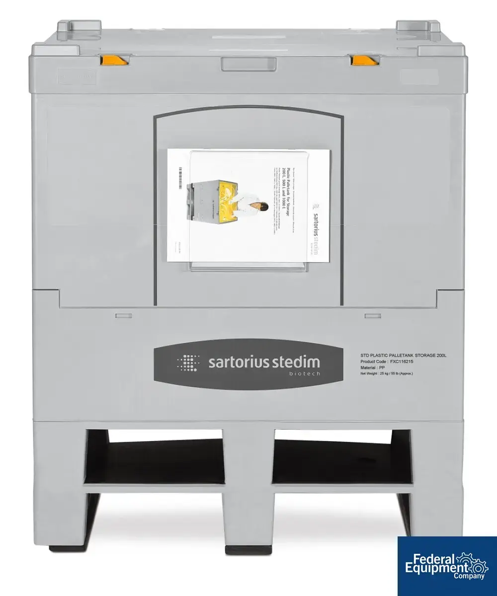 NEW Sartorius 1,000 Liter Sartorius Palletank, Plastic