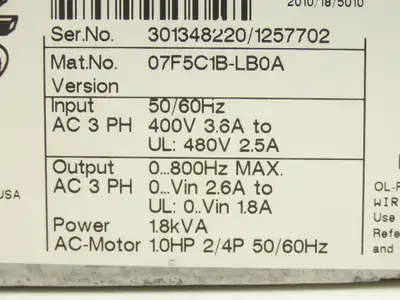 Used KEB _UNKNOWN_ Variable Speed Drives Indiana US | Arrow Industrial #1408053