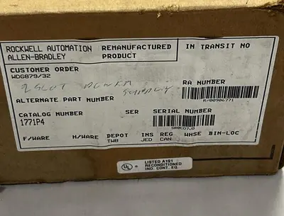 USED ALLEN-BRADLEY 1771-P4