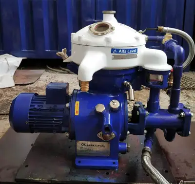 (3) Alfa-Laval MAB 103B-24-60 oil purifiers, SS bowl.