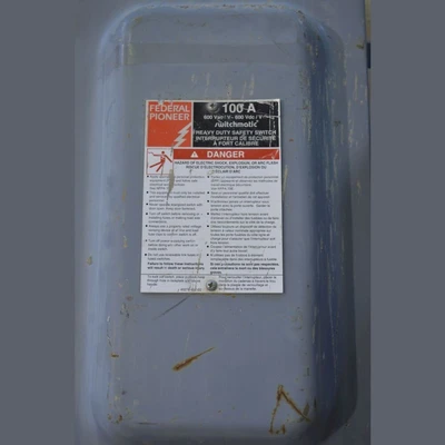 Federal Pacific Electric 100 Amp Fusible Disconnects