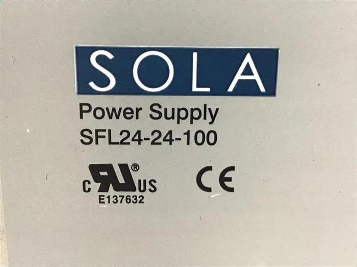 Used SOLA ELECTRIC SFL24-24-100 Power Supplies Michigan US | Ideal Machinery #571060