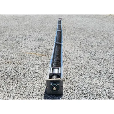 Used 6" Dia. X 46' L Conveyors Inc Stainless Steel Distribution Screw Conveyor