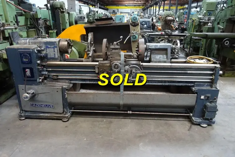 Used CAZENEUVE HB 575 X 2000 MM Engine Lathes BE | Apt International N.V #361681