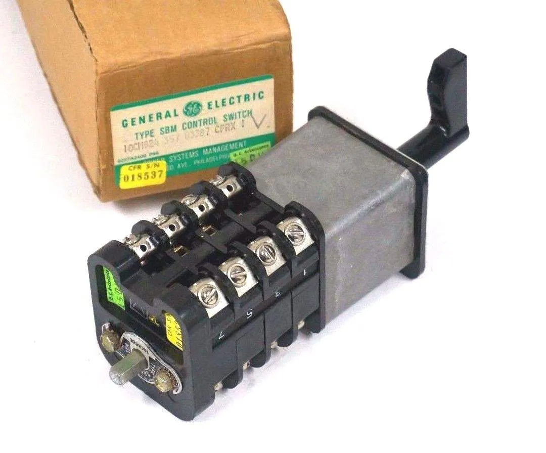 NEW GENERAL ELECTRIC 10CM824-357-83387-CFRX-1 SBM CONTROL SWITCH 10CM824