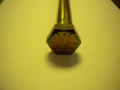 HEX 1/2 - 13 x 5.5 (1.5" thread) yellow zinc plated grade 8
