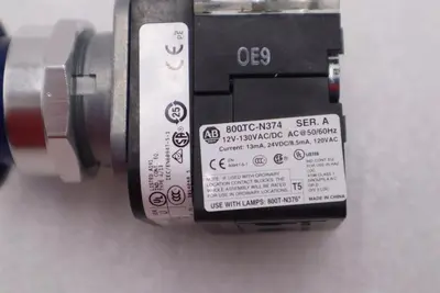 ALLEN BRADLEY 800T-FXQH2BA1 30MM PUSH-PULL DEVICE SER U STOCK #K-2382