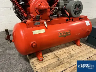 USED DeVilBiss DeVilbiss Air Compressor, Type VDs 5050 with Deltech Air Dryer, Model HG25